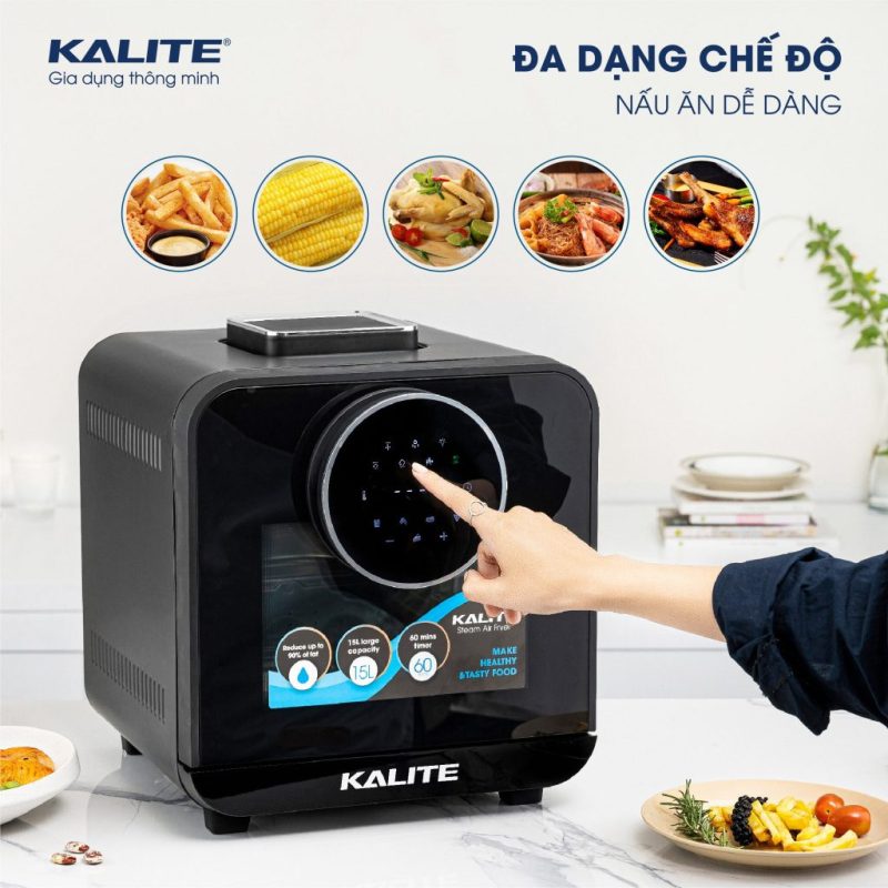 Nồi Chiên Hơi Nước Kalite Steam Star nấu ăn dễ dàng
