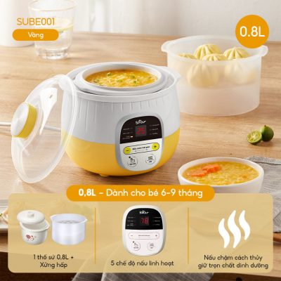 Nồi nấu chậm Bear 0.8L giá rẻ