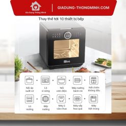 Noi Chien Hoi Nuoc OLIVO SF16 PRO 2 Nồi Chiên Hơi Nước OLIVO SF16 PRO đa năng