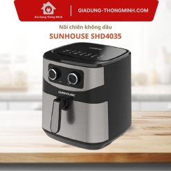Nồi Chiên Không Dầu Sunhouse SHD4035 9 Lít Cửa Kính