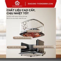 Noi chien khong dau Bear 5L AF 5H15I52 5 Nồi chiên không dầu Bear 5L AF-5H15I52 an toàn