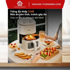 Nồi chiên không dầu Gaabor 5 lít ồn thấp