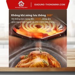 Nồi chiên không dầu Gaabor 5 lít cao cấp